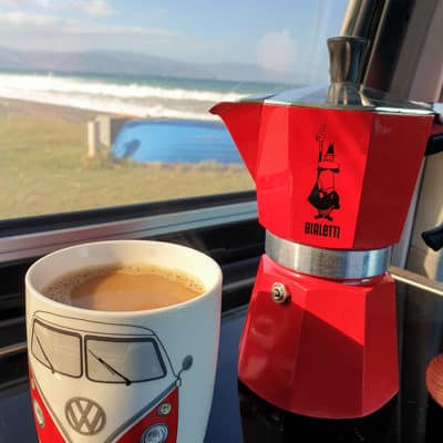 Leckeren Kaffee unterwegs gibt es mit einer Bialetti